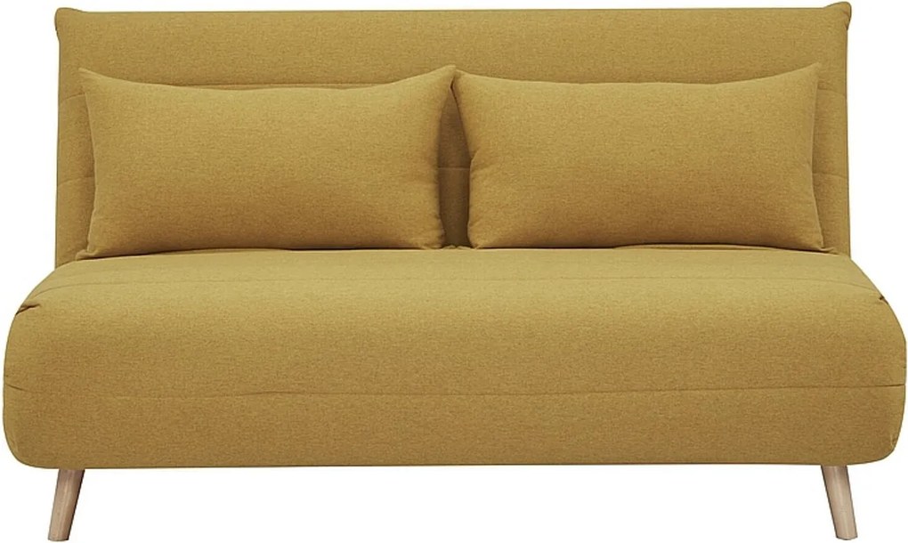 Sofa rozkładana z funkcją spania SPIKE II curry