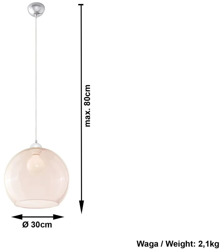 Nowoczesna okrągła lampa wisząca C4-Z08