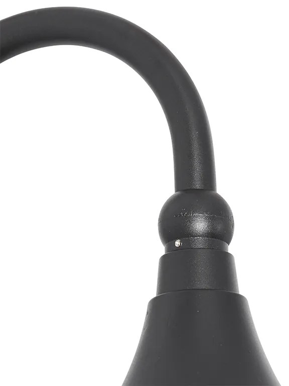 Zewnetrzna Klasyczna lampa ścienna zewnętrzna czarna IP44 - Daphne klasyczny/Antyczny Oswietlenie zewnetrzne