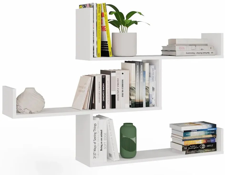 Biała wisząca półka nad biurko S5-C27