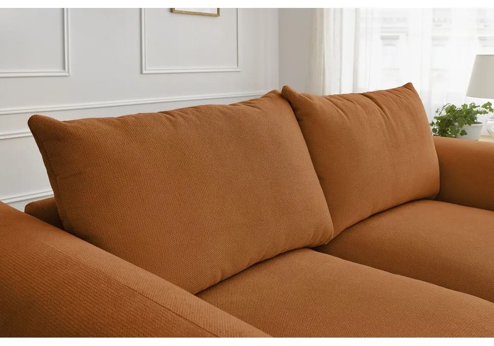 Pomarańczowa sofa 193 cm Ernest – Bobochic Paris