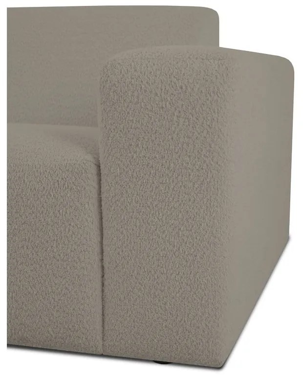 Jasnobrązowa sofa z materiału bouclé 228 cm Roxy – Scandic