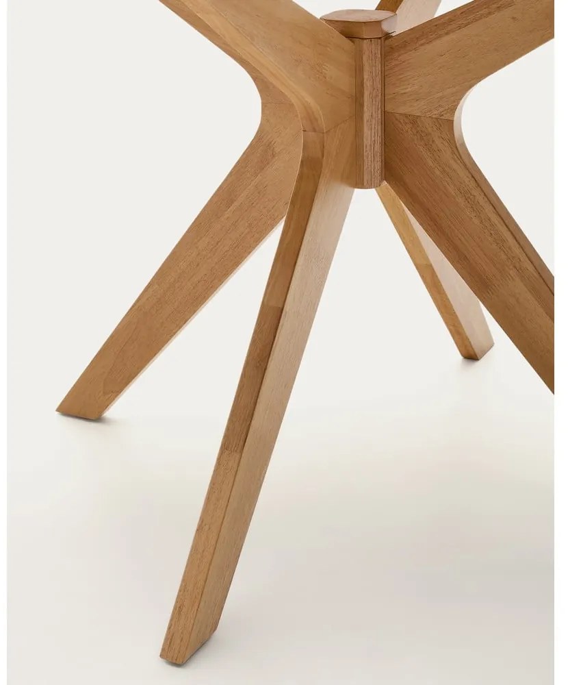 Okrągły stół z blatem w dekorze dębu ø 120 cm Naanim – Kave Home