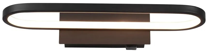 Kinkiet LED w kolorze matowej czerni (dł. 40 cm) Gianni – Trio