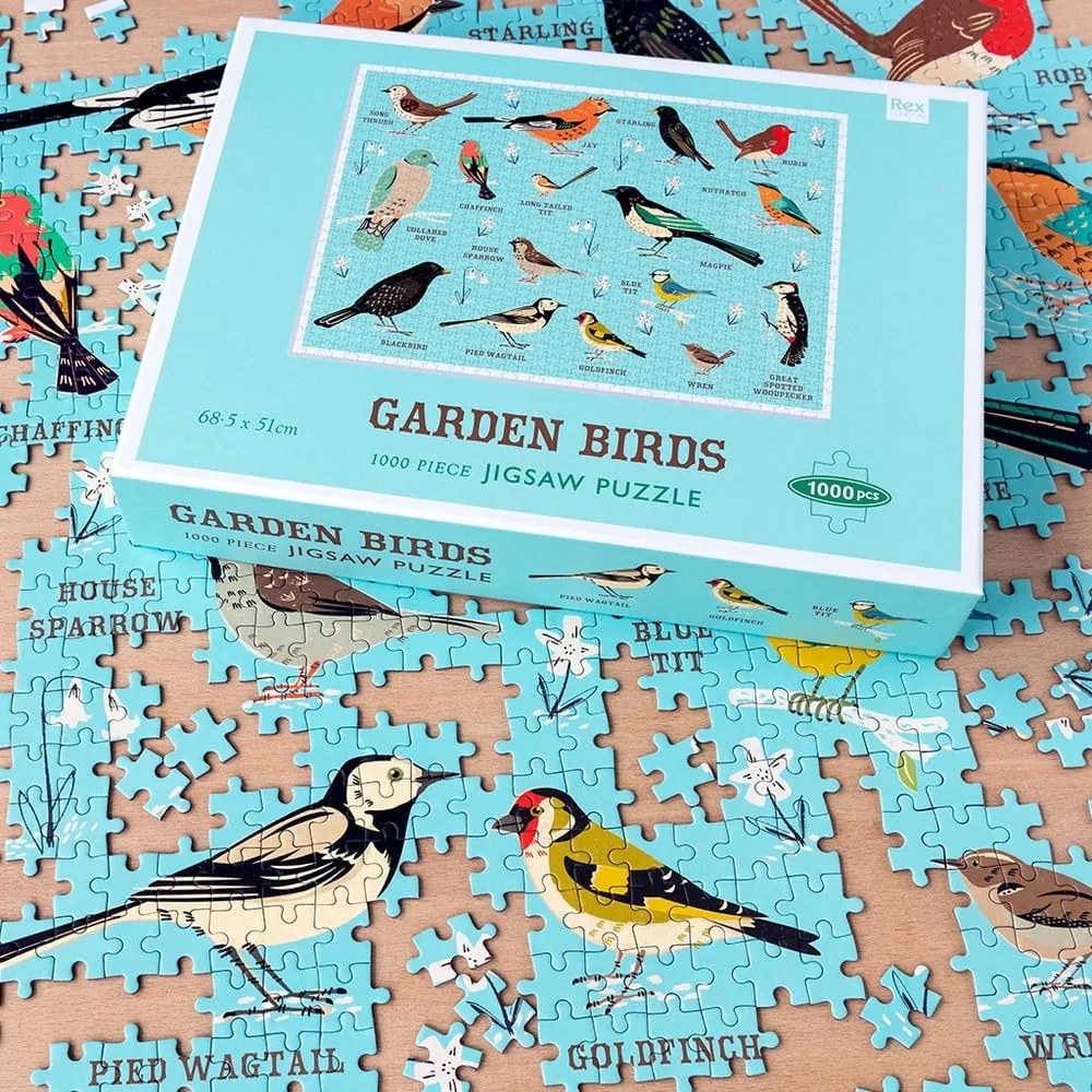 Puzzle (liczba elementów 1000) Garden Birds – Rex London