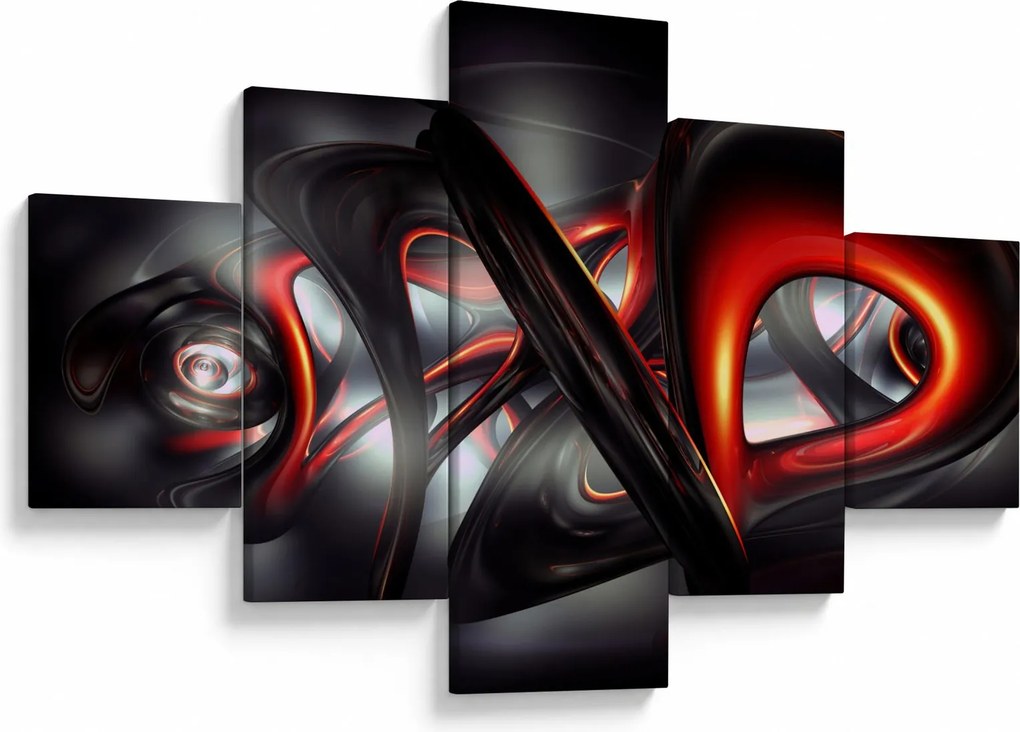 Obraz abstrakcji (125x70 cm)