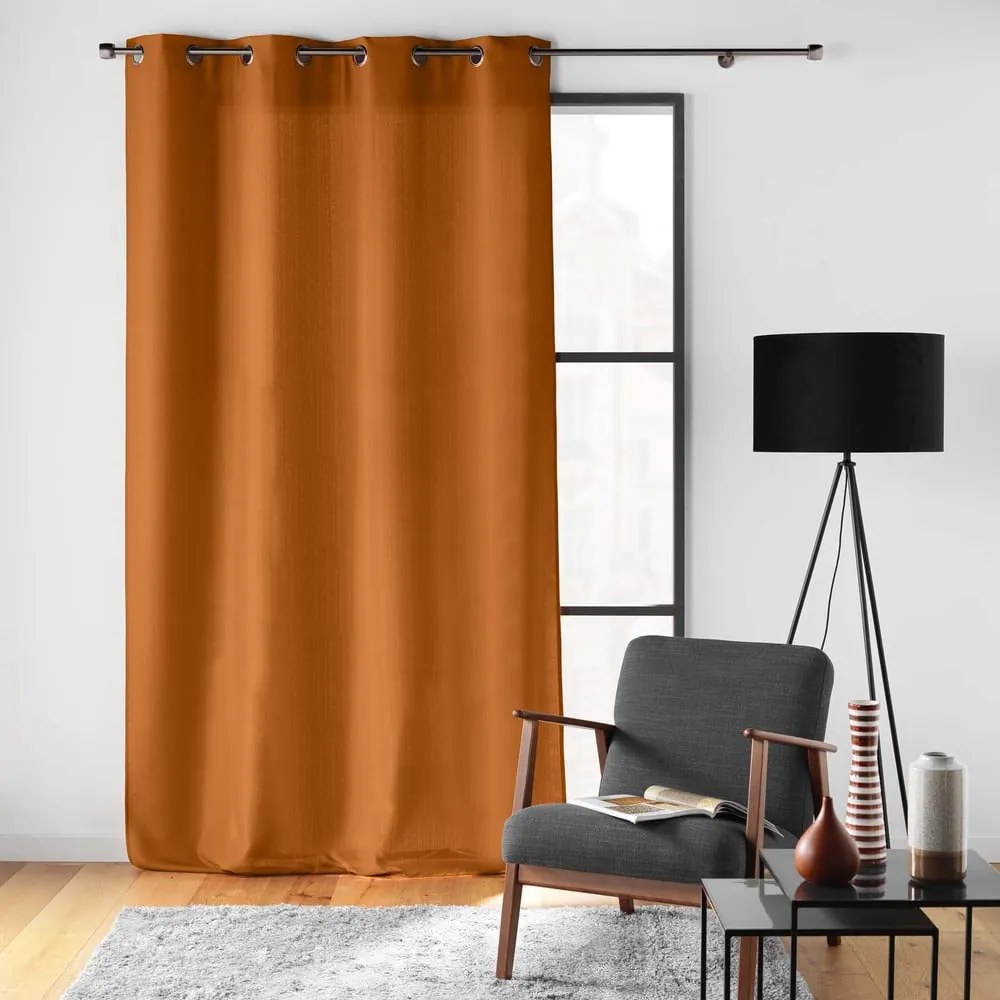 Brązowa zasłona 140x280 cm Soline – douceur d'intérieur