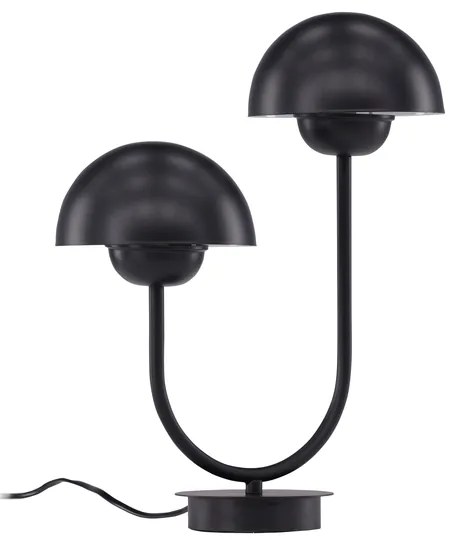 Czarna designerska lampa stołowa LYCKORNA