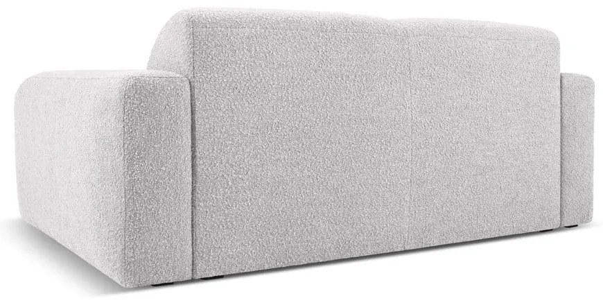 Jasnoszara sofa z materiału bouclé 170 cm Molino – Micadoni Home