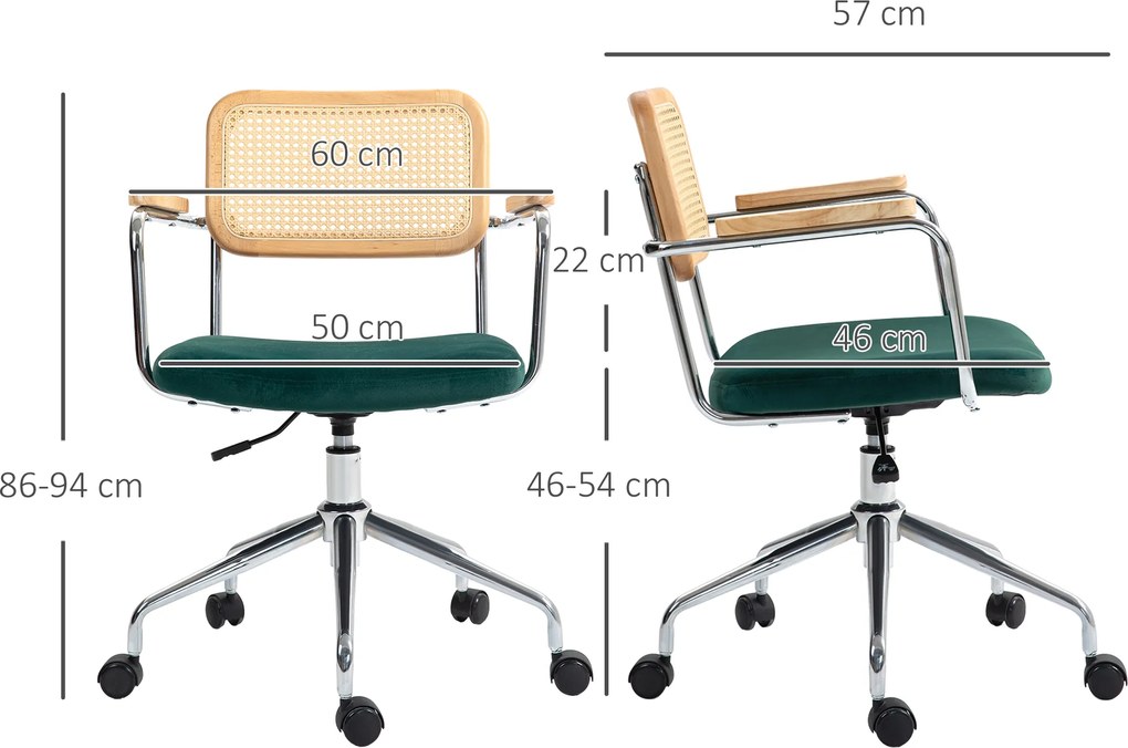 Vinsetto Krzesło Biurowe z Funkcją Masażu i Ogrzewania Ergonomiczne 66x67x110-118cm Kremowe | Aosom PL