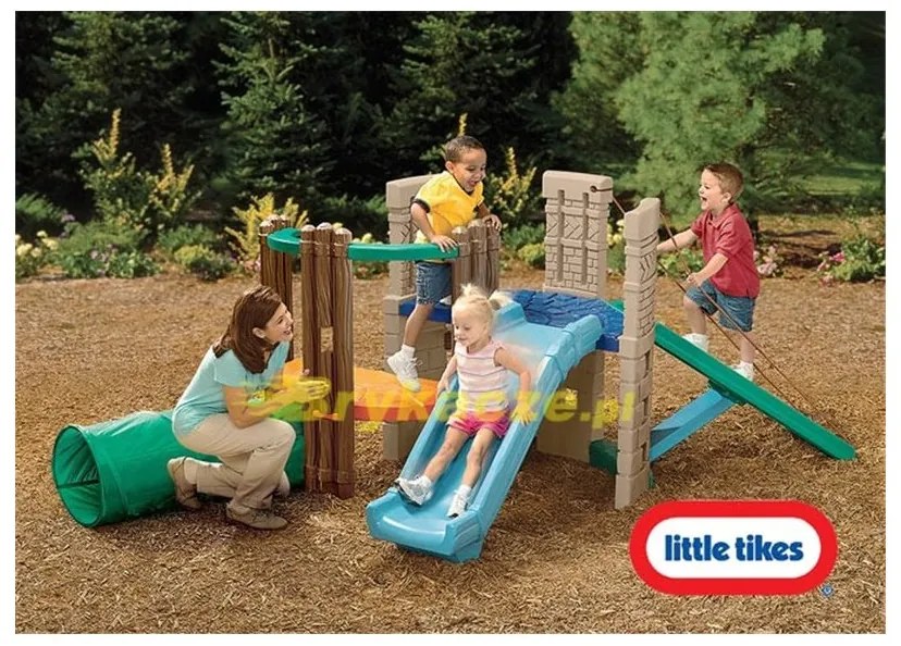Little tikes przeplotnia plac zabaw zjeżdżalnia