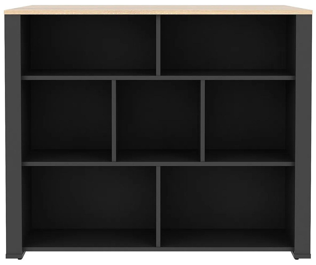 Wyspa kuchenna z 7 wnękami - Naturalny i antracytowy - OPOLE