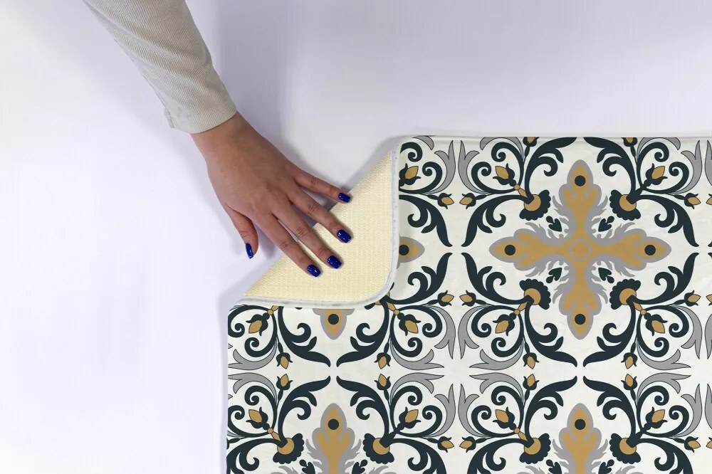 Dywanik łazienkowy antypoślizgowy Dywanik łazienkowy antypoślizgowy Wzory Geometryczne