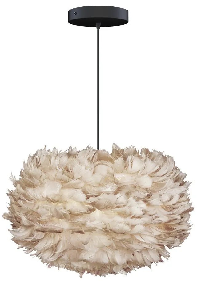 Czarny kabel wiszący do lamp UMAGE Rosette, dł. 210 cm