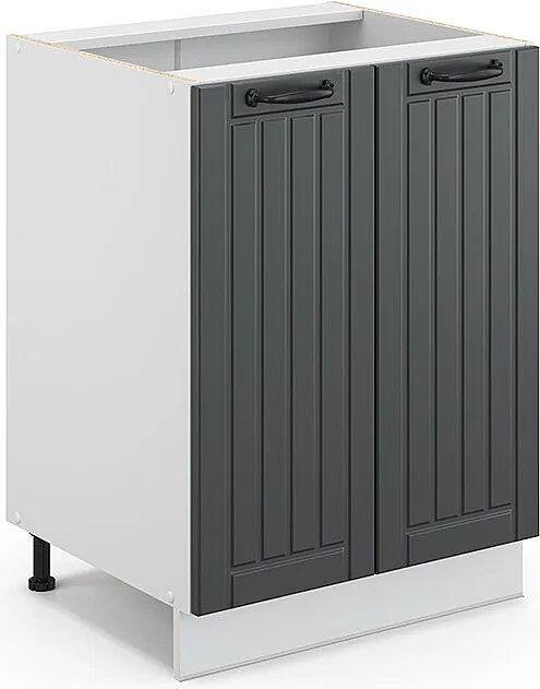 Szafki kuchenne antracytowy domek wiejski 60x51.6x82 fame-line