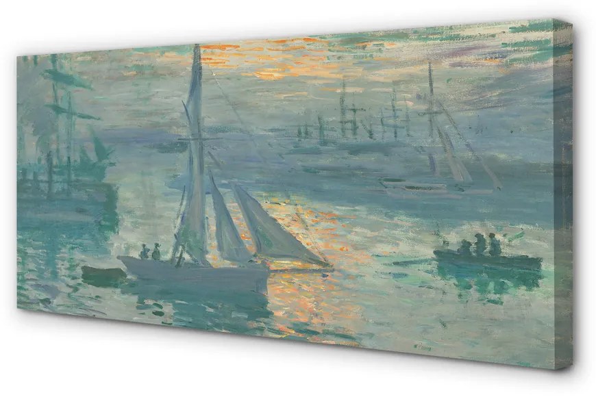 Obraz na płótnie Wschód słońca - Claude Monet