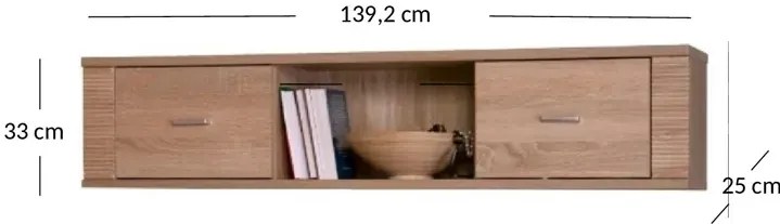 Wisząca szafka na dekoracje - Donet 24X
