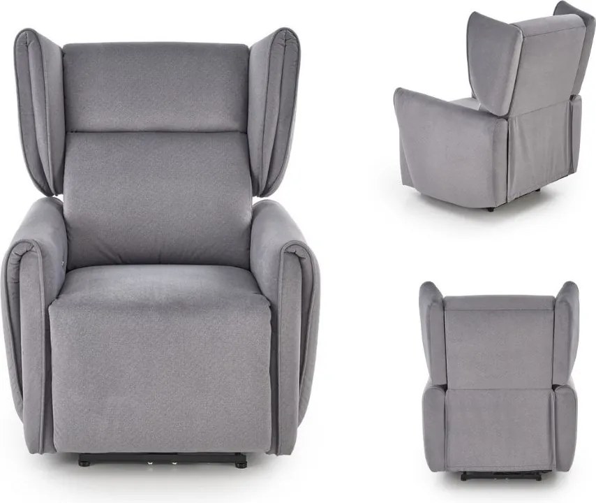 Elektrycznie rozkładany fotel Gelato Halmar