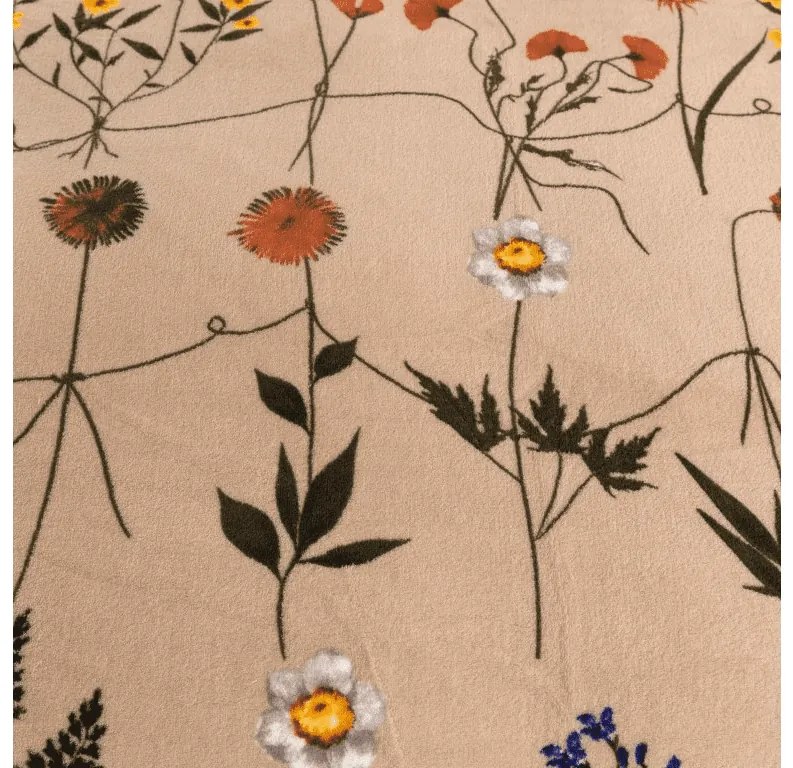 PrzytulneMieszkanie.pl PrzytulneMieszkanie.pl Pościel z mikropluszu HERBÁŘ beżowe Rozmiar pościeli: 2 szt 70 x 90 cm | 200 x 220 cm