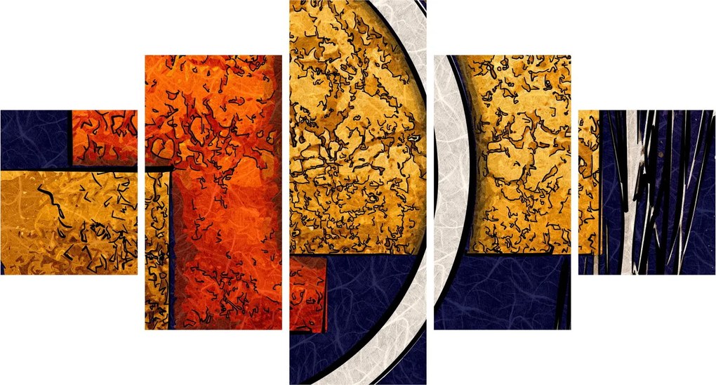 Obraz abstrakcji (125x70 cm)