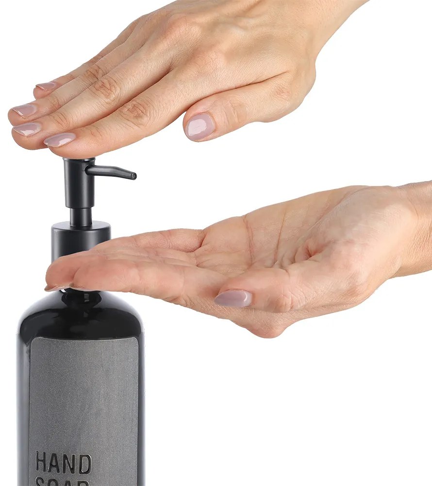 Ceramiczny dozownik na mydło HANDSOAP,
Ø7 x 20,8 cm