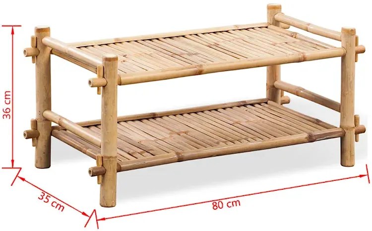 Drewniany stojak na buty w stylu H4-R89