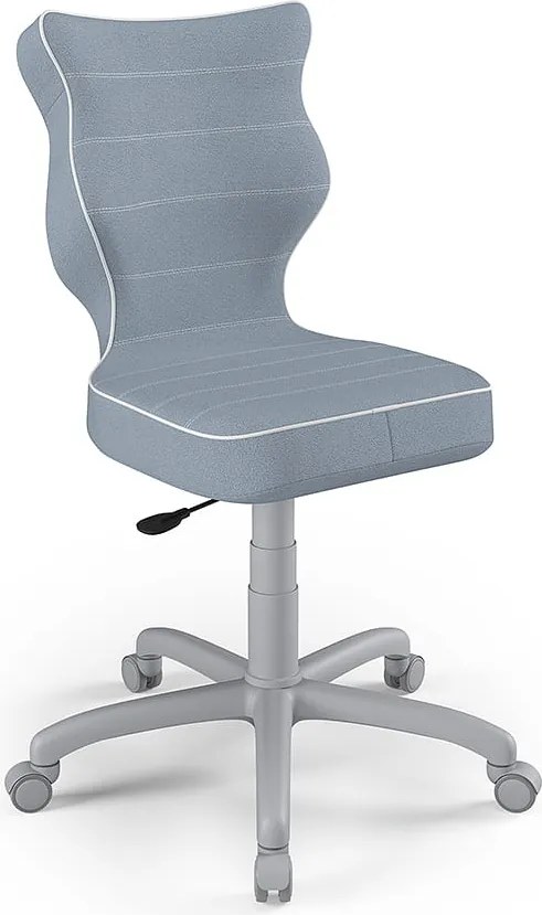 Krzesło biurkowe dla nastolatka Petit Grey rozmiar 6 (159-188 cm)