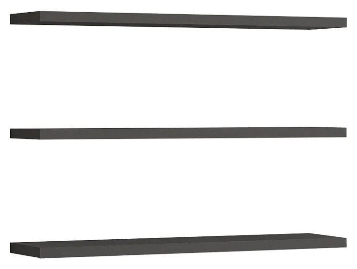 Półka Boss Anthracite, 3 szt.