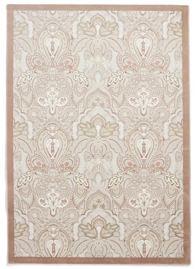 Kremowy dywan 200x290 cm Damask Bronze – Think Rugs