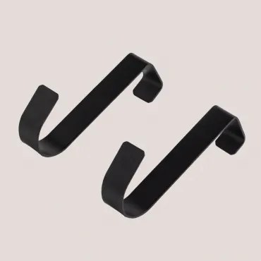 Wieszak Na Drzwi Z Stali Dalkey Czarna - Sklum