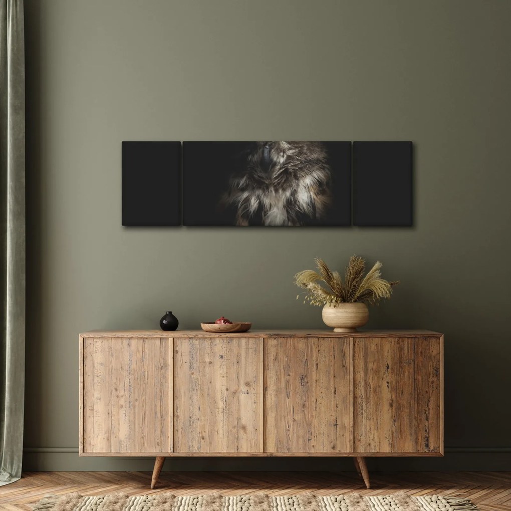 Obraz sowy (170x50 cm)
