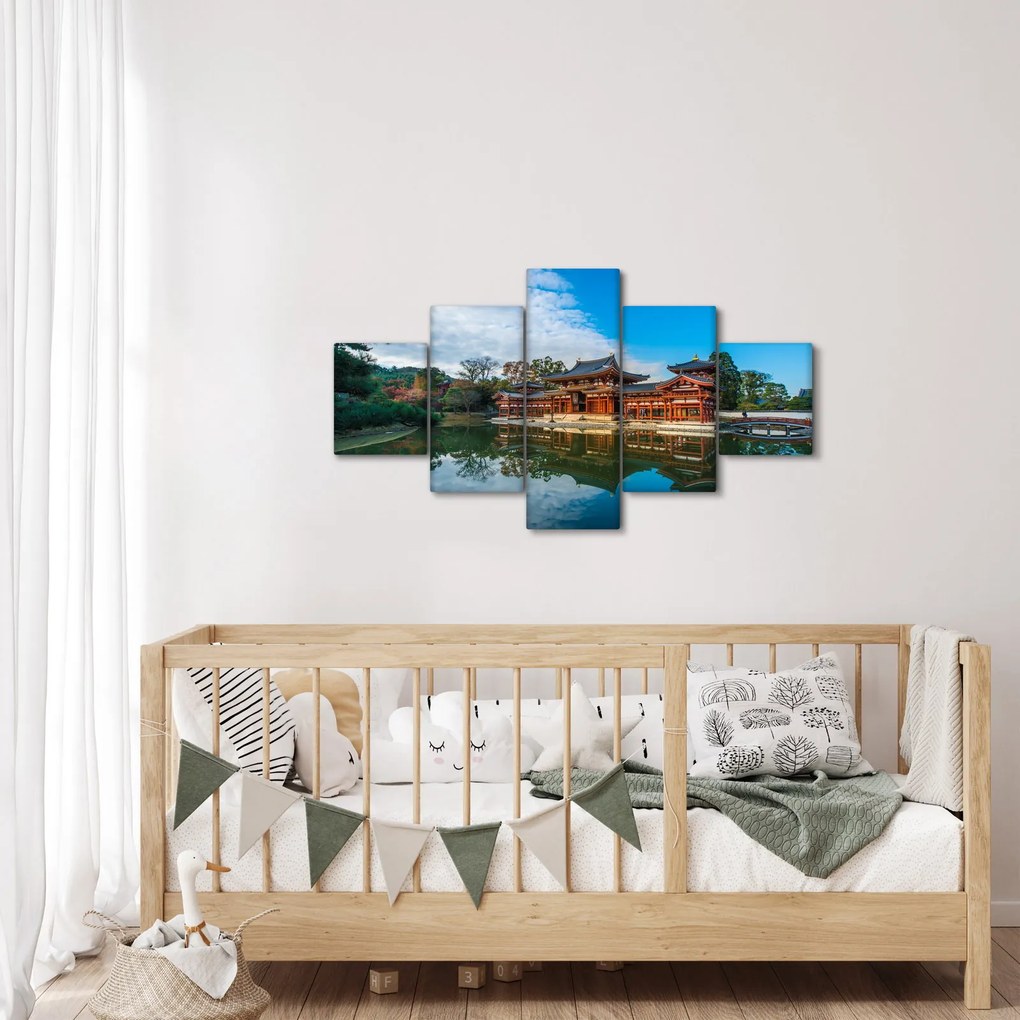 Obraz - Świątynia Byodo-in, Japonia (125x70 cm)