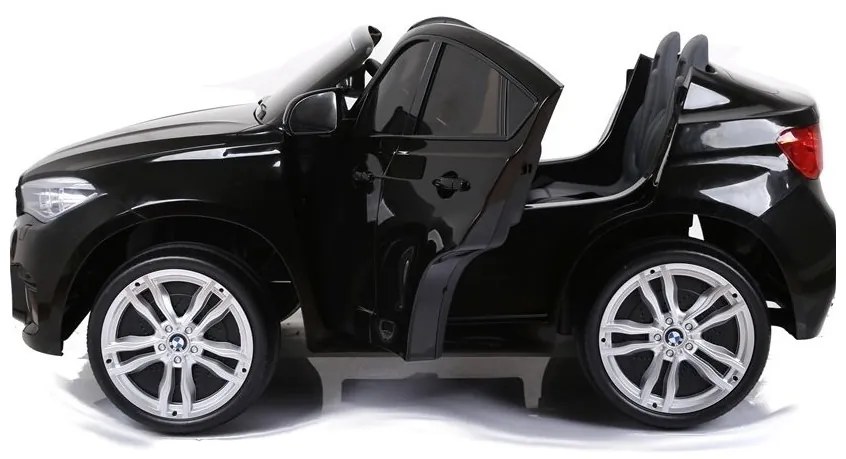 Auto na akumulator bmw x6m czarne dwuosobowy fotel