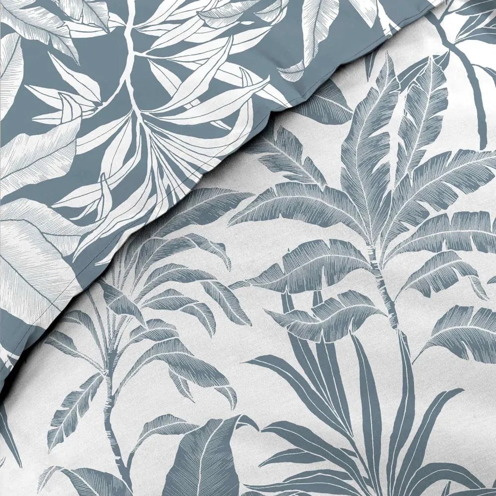 Biało-niebieska bawełniana pościel dwuosobowa 240x220 cm Hera – douceur d'intérieur