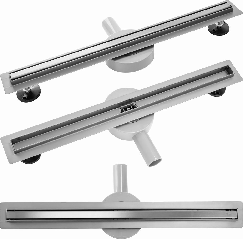 Odpływ Liniowy REA NEO SLIM PRO Stal Szczotkowana 90