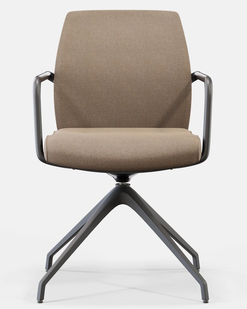 Nowoczesne krzesło konferencyjne Skill Soft S60 tapicerowane