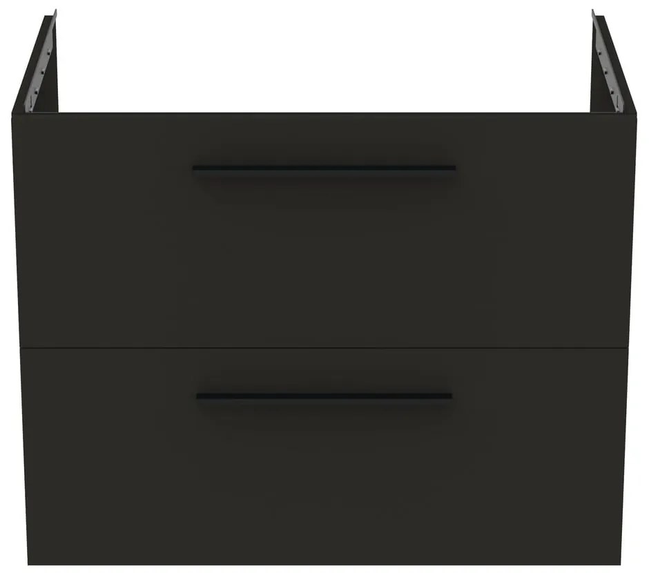 Antracytowa wisząca szafka pod umywalkę 80x63 cm i.Life B – Ideal Standard