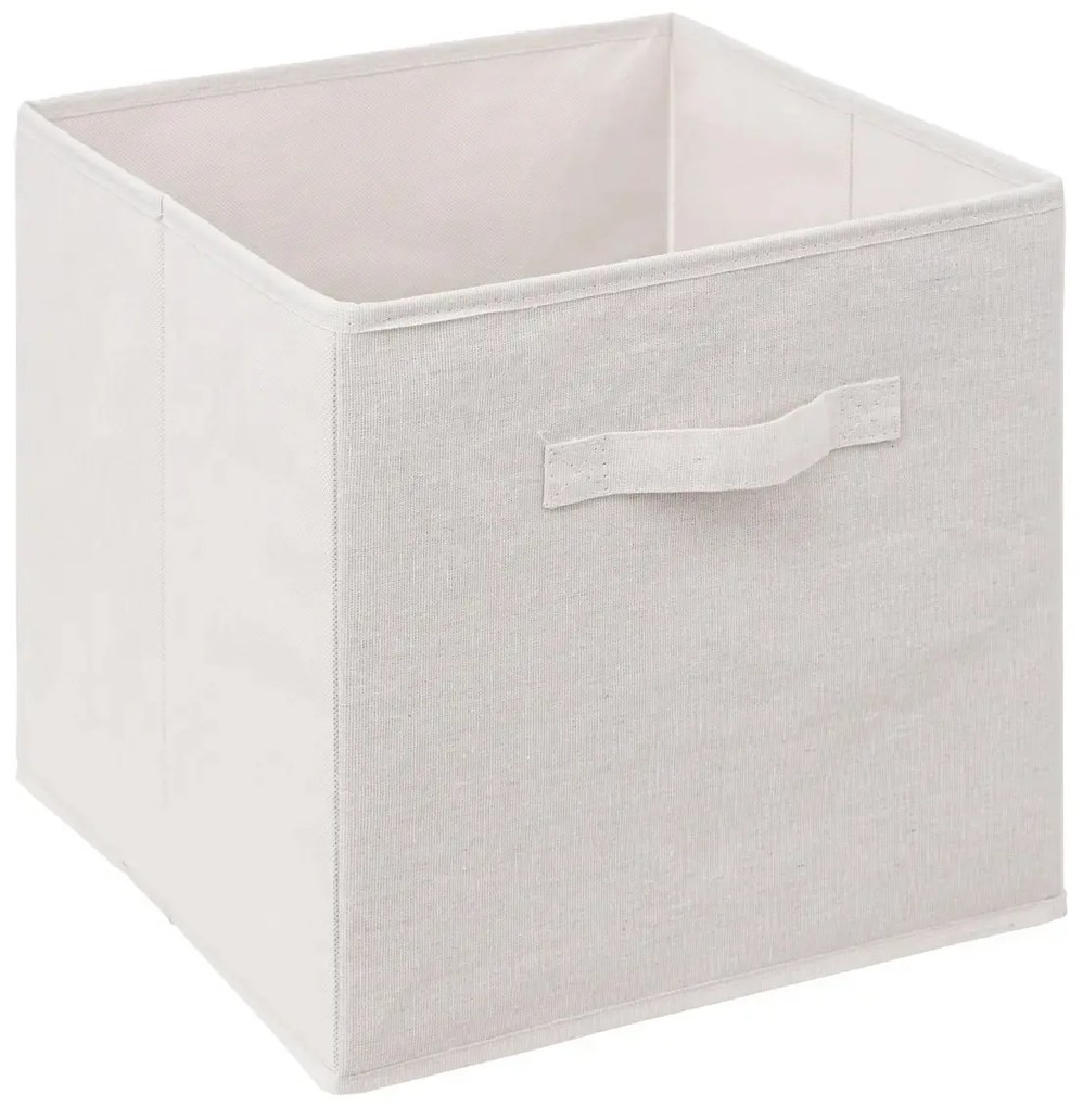Półka bambusowa TIDY z 6 materiałowymi koszami, wys. 78,5 cm