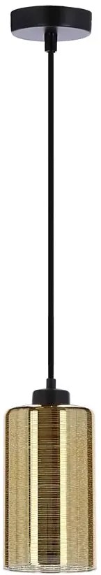Złota pojedyncza lampa wisząca - D264 N2-D57