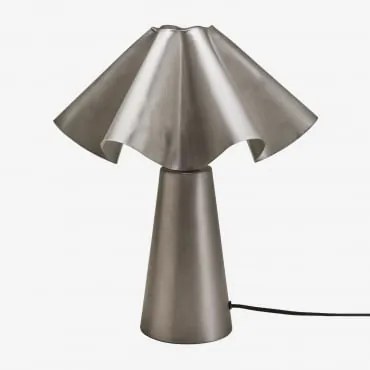 Lampa Stołowa Sheldon Z Żelaza Chrome - Sklum