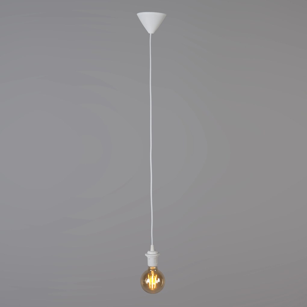 Zestaw 4 lamp wiszących w stylu Retro kolorowych 45 cm - Granny Retro Oswietlenie wewnetrzne