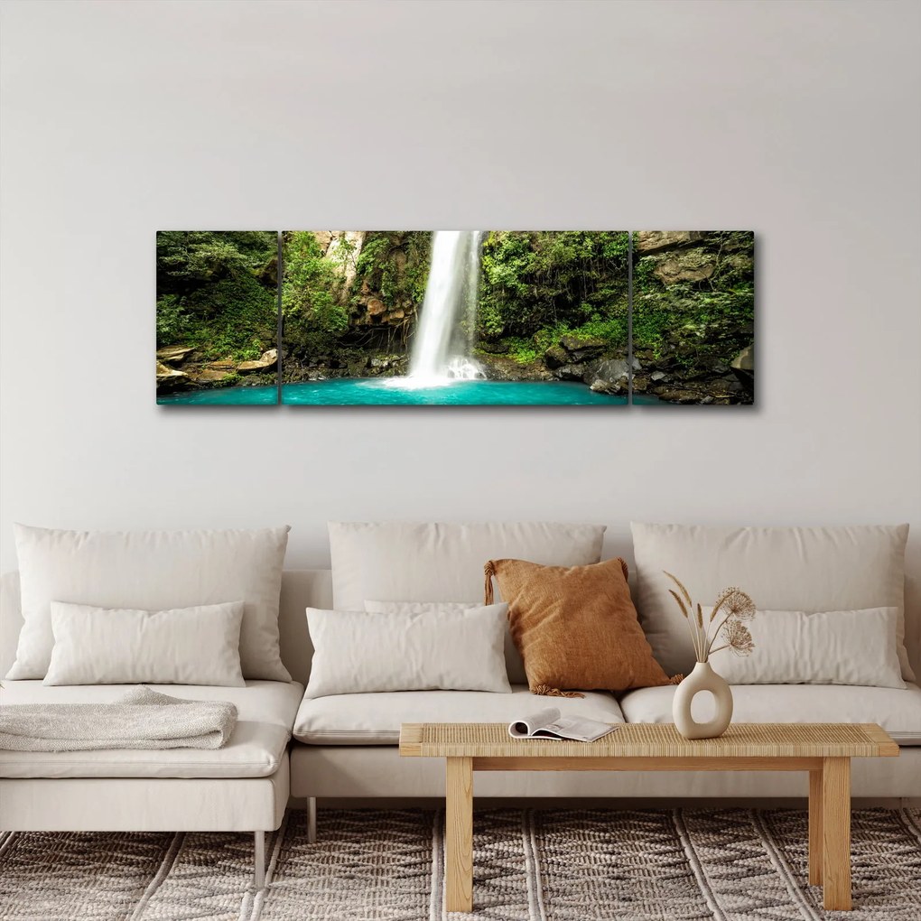 Obraz - Wodospad (170x50 cm)