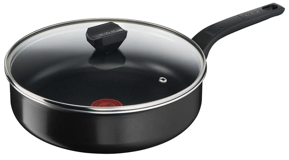 Patelnia aluminiowa z pokrywką ø 24 cm Simply Clean Red – Tefal