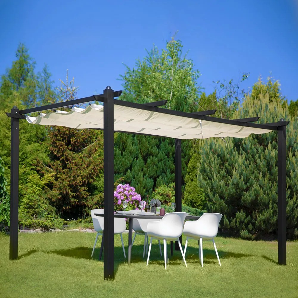 Stół ogrodowy Hugo 180 x 90 x 72 cm brąz PATIO