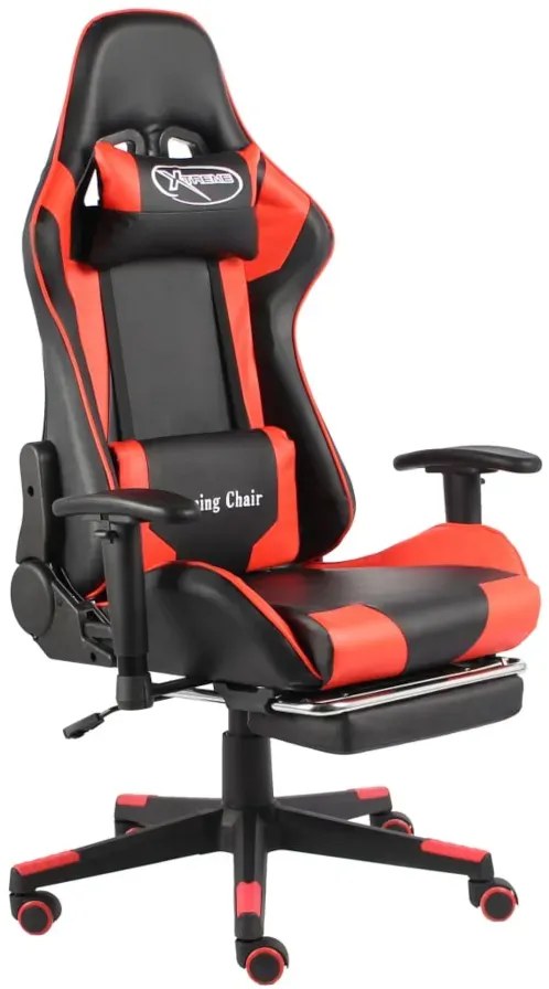 Czerwono-czarny fotel ergonomiczny dla gracza L6-R93