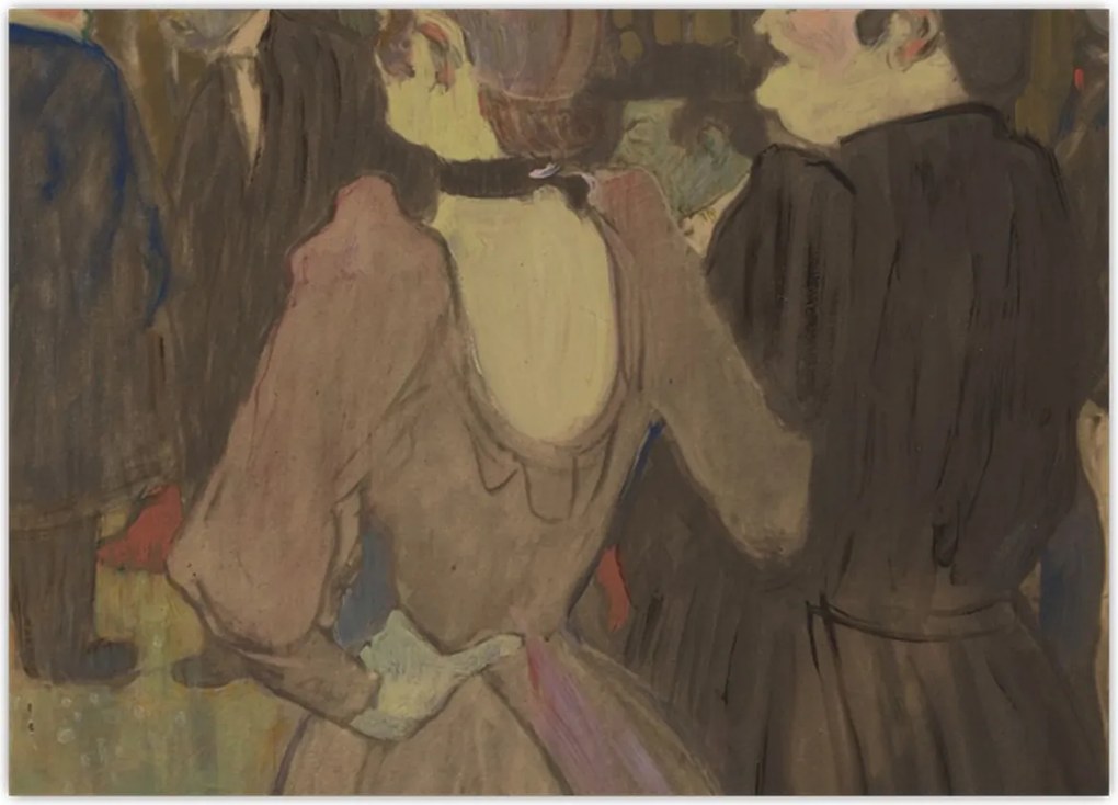 Obraz - Henri de Toulouse-Lautrec, La Goulue and Her Sister, reprodukcje (70x50 cm)