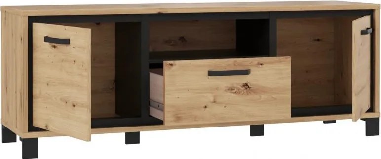 Szafka pod telewizor z szufladą Trondheim 132