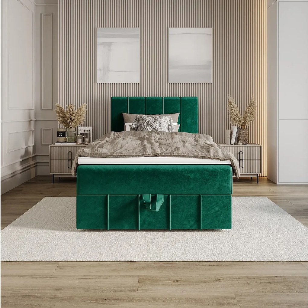 Łóżko kontynentalne BAHAMA 100x200 Monolith 37