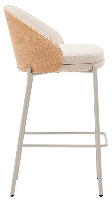 Beżowo-jasnonaturalny hoker (wysokość siedziska 65 cm) Eamy – Kave Home