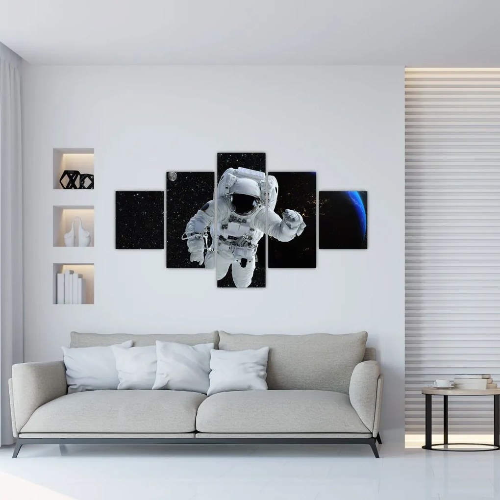 Obraz - Astronauta w kosmosie (125x70 cm)